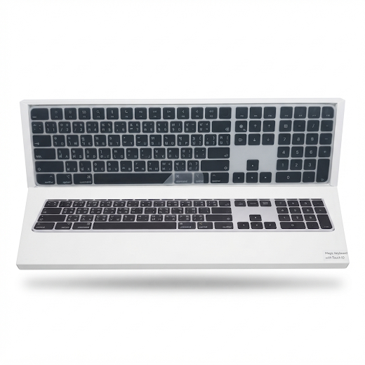 Magic Keyboard พร้อม Touch ID และปุ่มตัวเลข สำหรับ Mac รุ่นที่มี Apple Silicon (USB–C) - ไทย - ปุ่มสีดำ Space Black